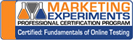 Marketing Experiments: Certified Fundamentals of Online Testing