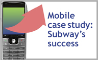 Subway and Mobile Marketing